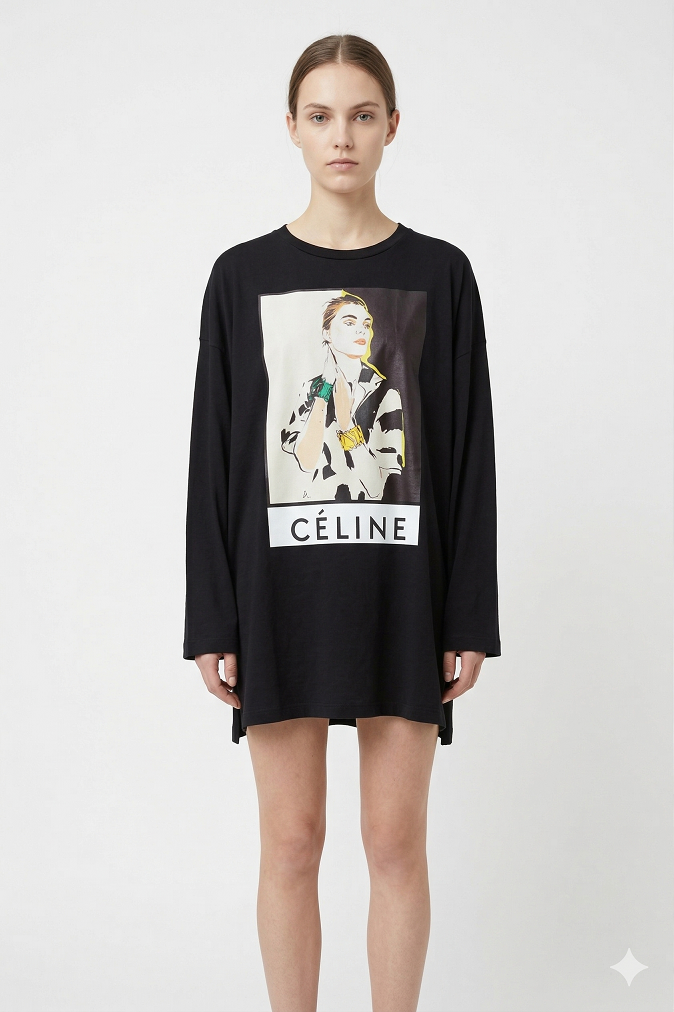 Celine Graphic Tee