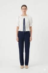 Ribbon Ruffle Top