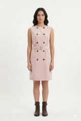 Blush Belted Dress