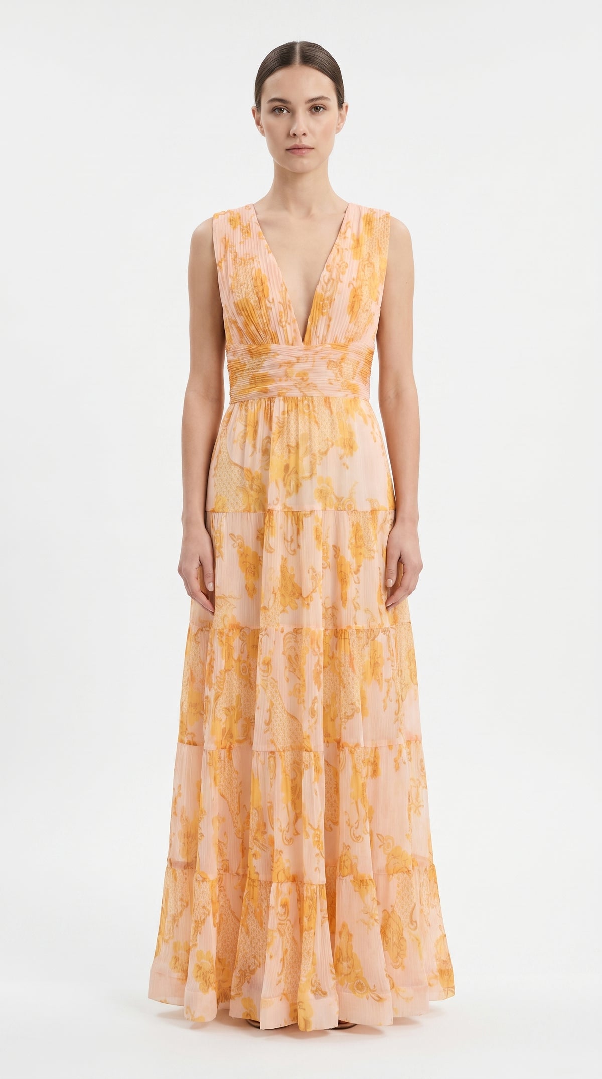 Peach Muse Maxi Dress