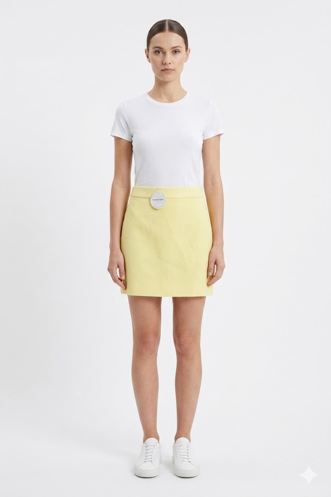 Textured Mini Skirt