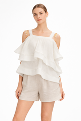 Ruffle Strap Top