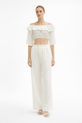 Off Shoulder Crop Top