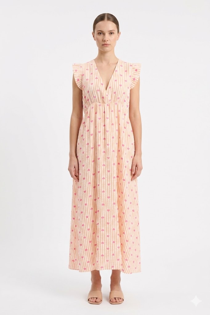 Heart Stripe Dress