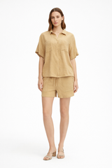 Textured Cotton-Linen Lounge Set