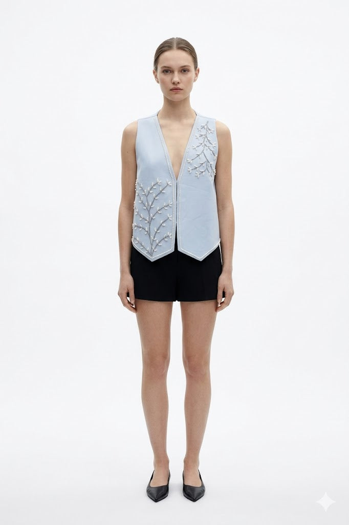 Noir Fleur Vest