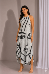 Line Art Dress