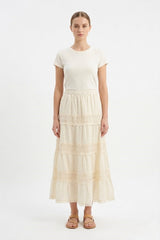 Ivory Lace Skirt