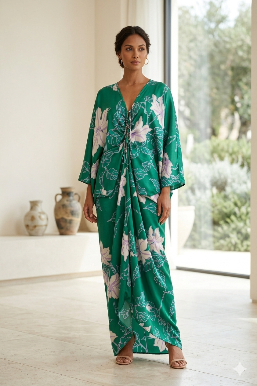 Emerald Lily Dress
