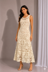 Ivory Lace Dress