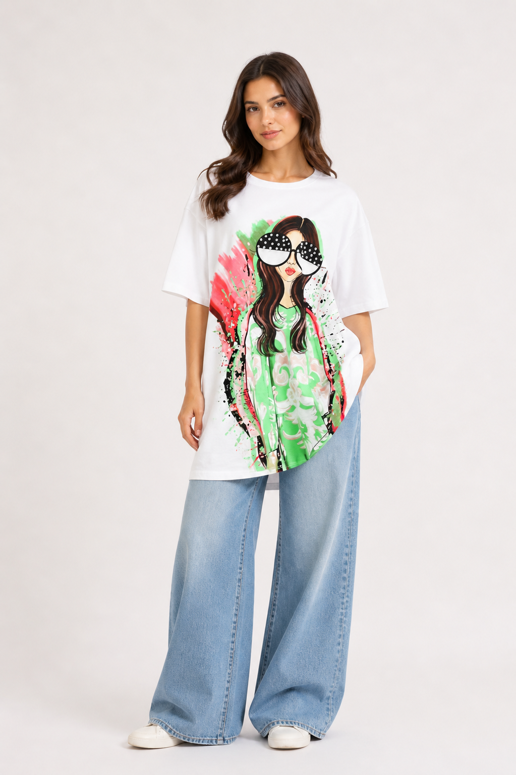 Graphic Fashion Portrait Tee