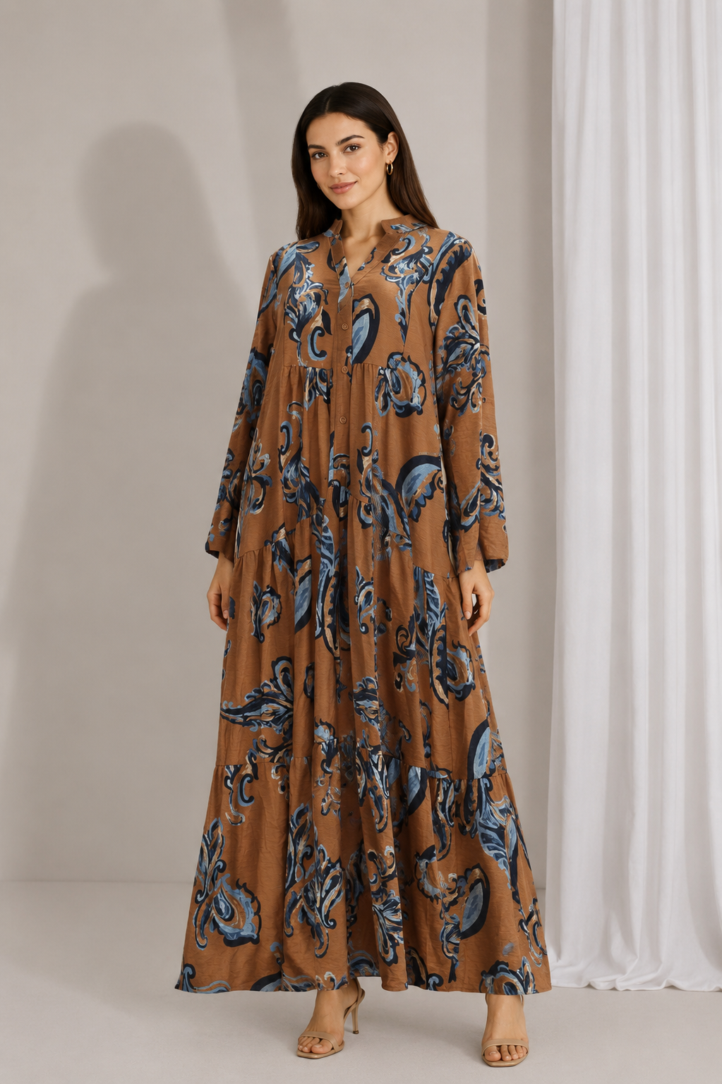 Terra Paisley Maxi Dress