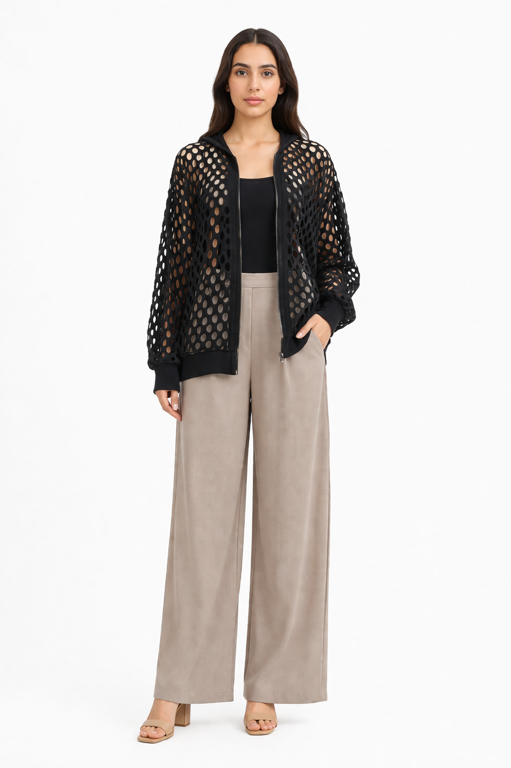 Mesh Zip Jacket