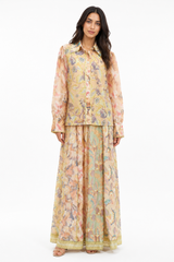 Floral Chiffon Skirt Set