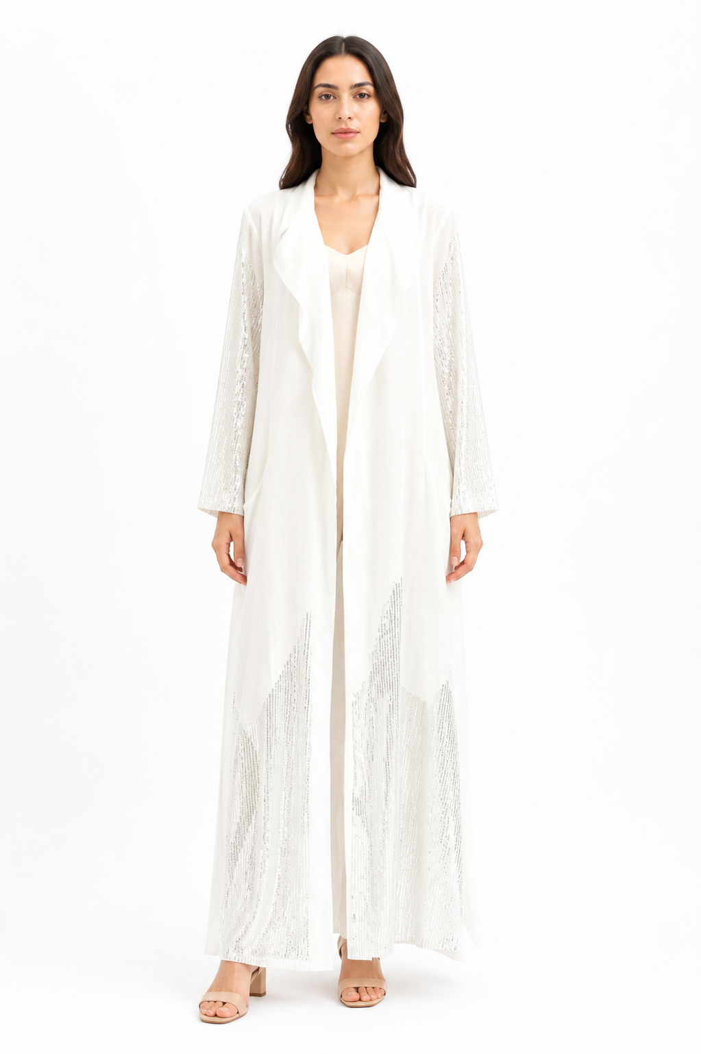 Sequin Panel Cardigan