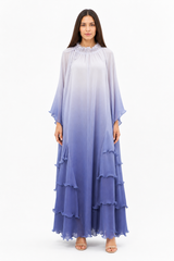 Ombré Ruffled Abaya