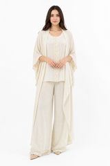 Ivory Linen Resort Suit