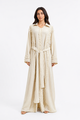 Ivory Ruffled Maxi Dress