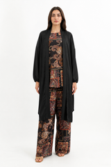 Paisley Silk Kimono Suit