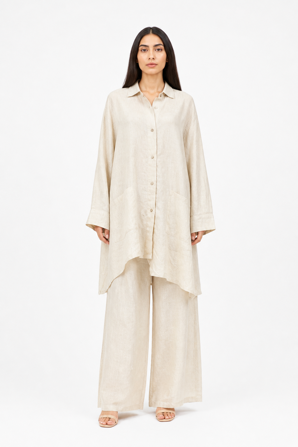 Classic Cream Linen Set