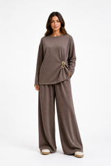 Taupe Keyhole Detail Set