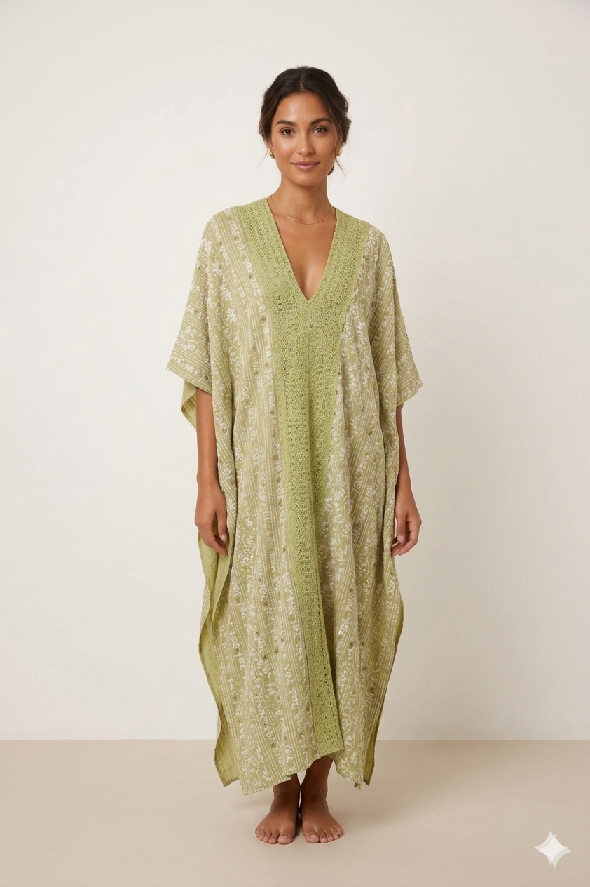 Sage Kaftan Maxi