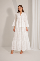 White Bloom Dress
