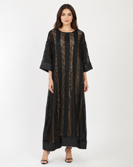 Noir Lace Kaftan