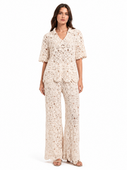 Ivory Crochet Co-ord Set