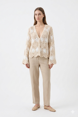 Flora Crochet Cardigan