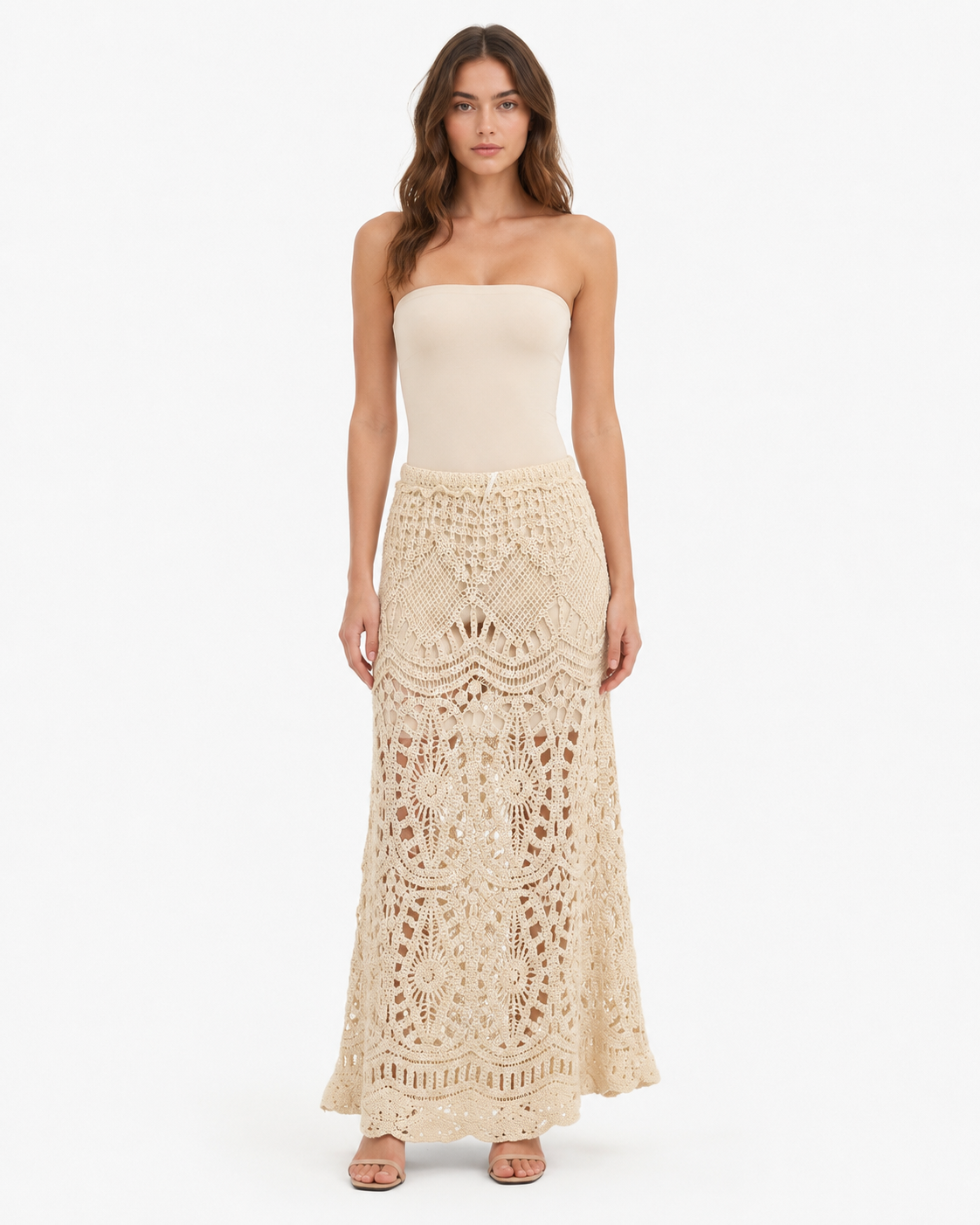 Sienna Crochet Maxi Skirt