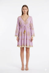FA Embroidered Boho Mini Dress