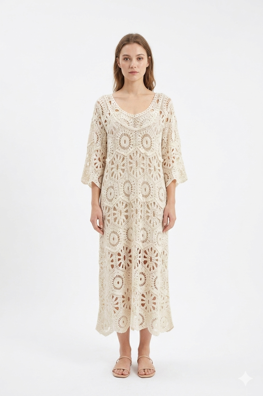Crochet Maxi Dress