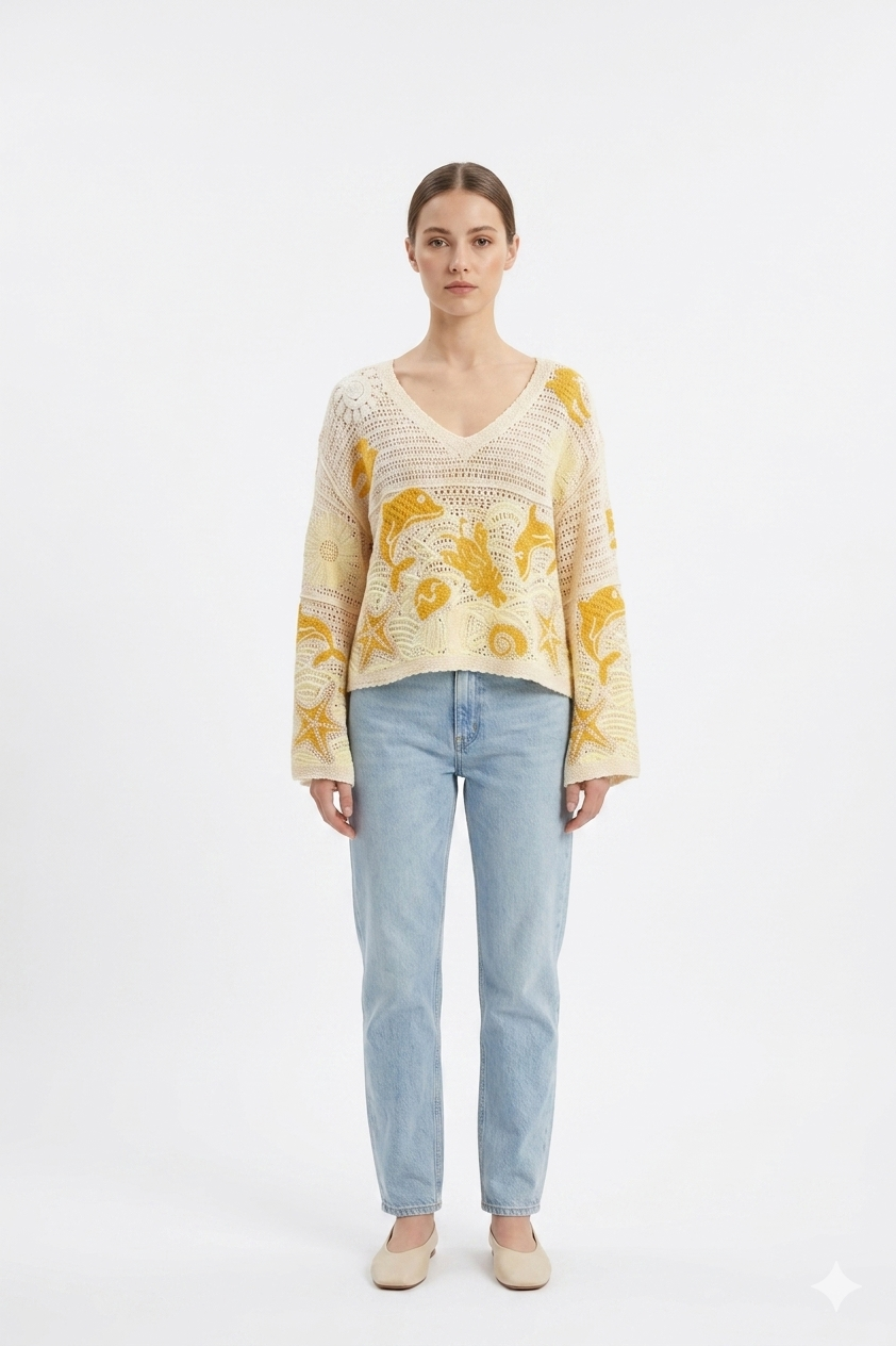 The Nautilus Seashell Crochet Knit