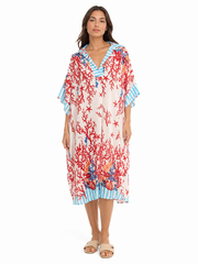 Coral Reef Printed Kaftan