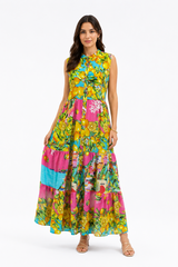 Amalfi Lemon Maxi Dress