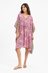 Pink Paisley Tassel Kaftan