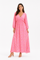Pink Aurora Maxi Dress